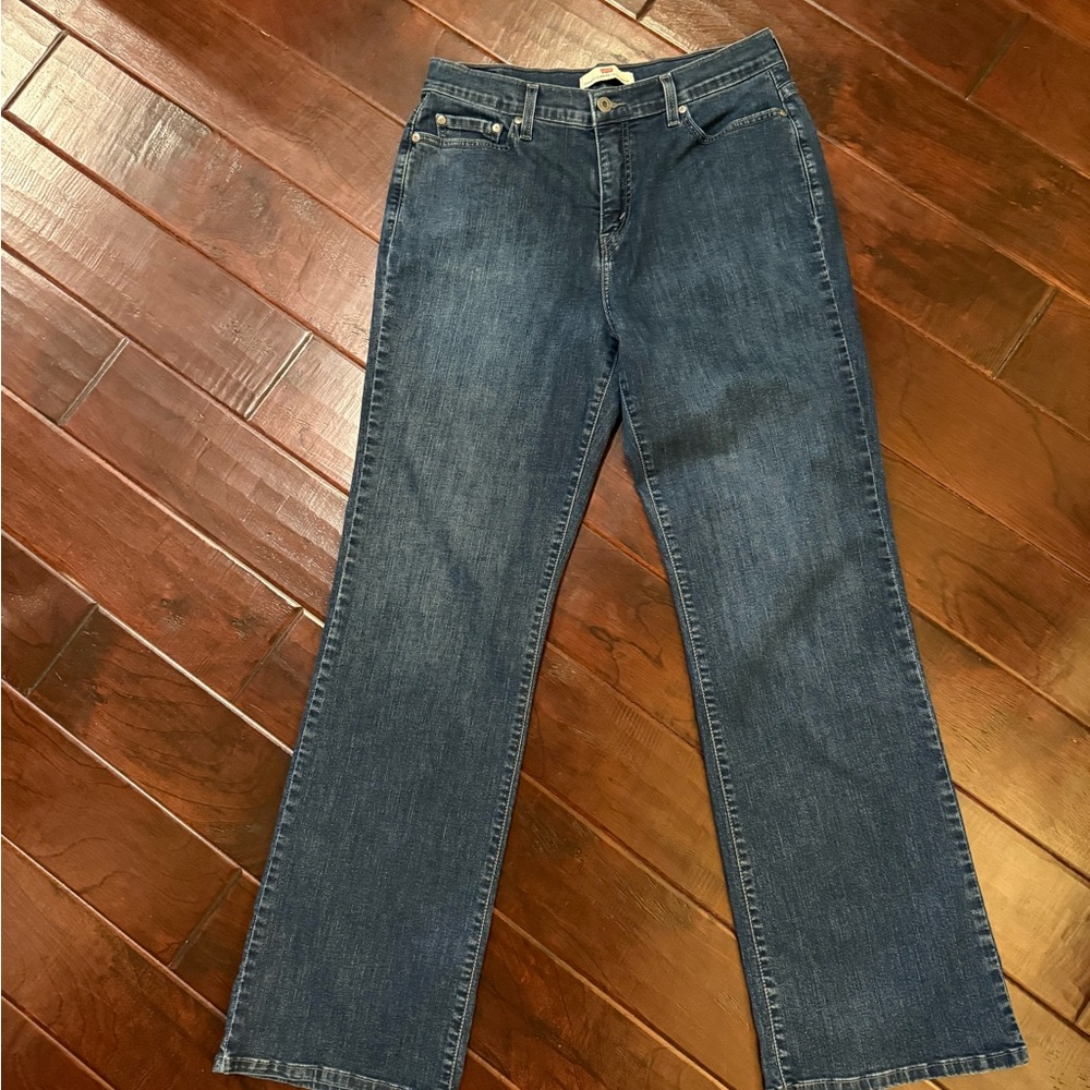 Levi's Women's 512 Boot Cut Slimming Blue Jeans